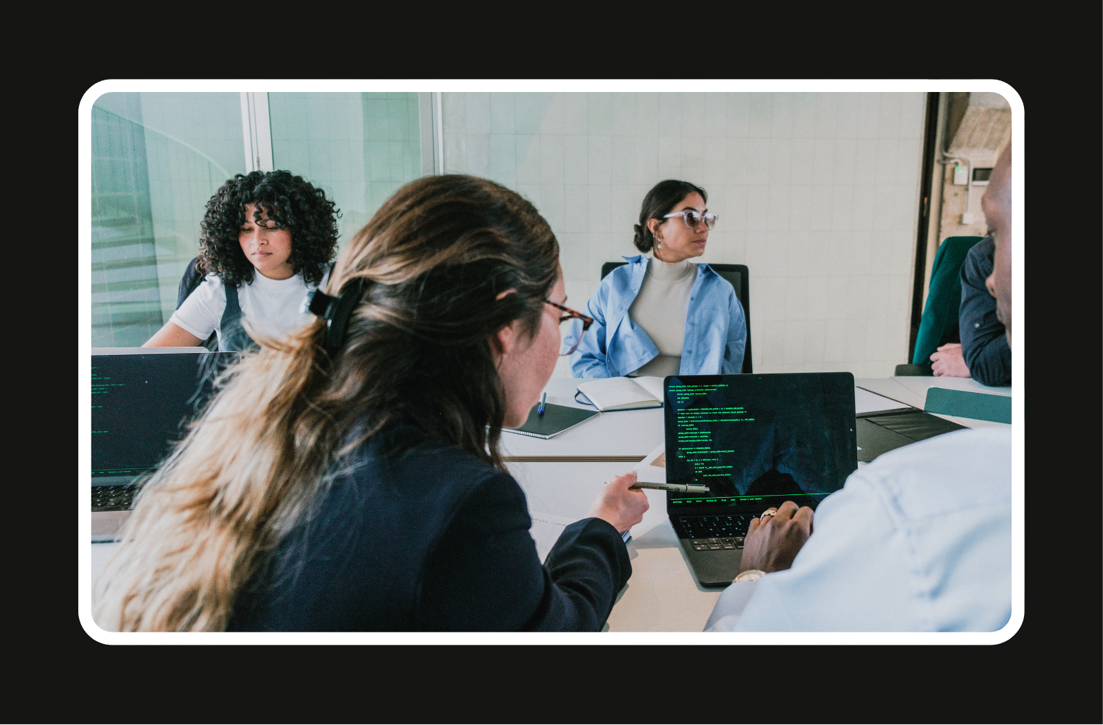 Team discussing whether to convert a contractor to a full-time employee